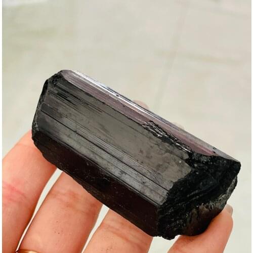 AAAAA Natural Black Tourmaline Crystal Stone Original Healing For Home Decor