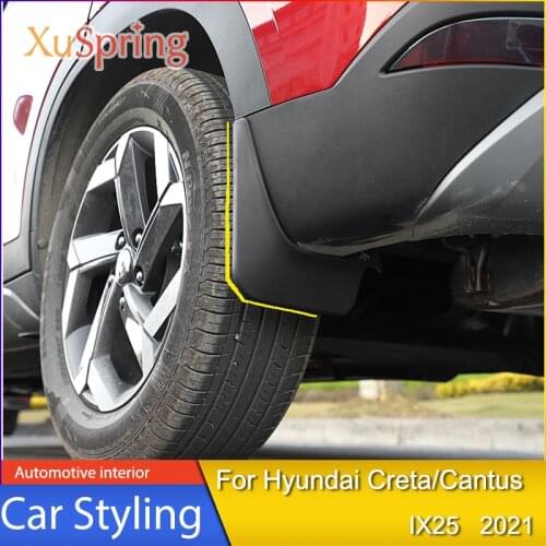 New Generation Of Dedicated Front And Rear Mudguard Collagen Mounting Holes For Hyundai Creta/Cantus IX25 2021