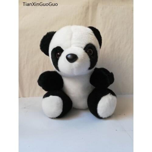 About 20cm sitting panda plush toy cute panda soft doll kids toy Christmas gift b1445