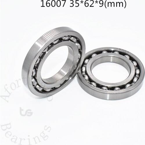 16007 35*62*9mm 1Piece free shippping bearing 16007 16007 chrome steel deep groove bearing