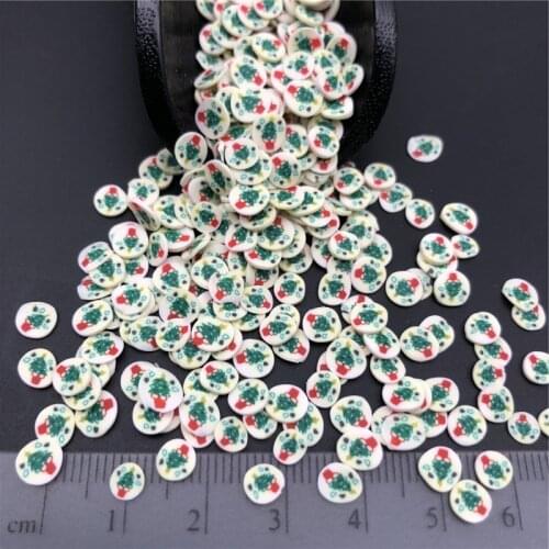 50g Christmas Tree Polymer Clay Sprinkle For Kids Diy ,Soft Clay For Craft Clay/Nail Art/Scrapbook Decoration DIY,Filler