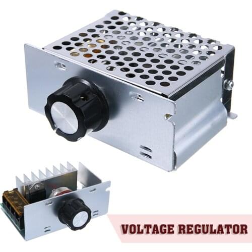 High Quality 4000W AC Voltage Regulator 220V Dimmer Electric Motor Speed Temperature Controll Voltage Regulator