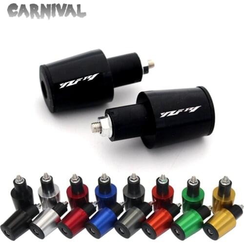 For Yamaha YZF R1 1999-2018-2017 and 2016 2015 CNC 22MM handlebar grips handlebar bar end plugs