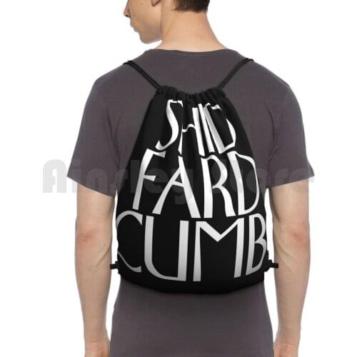 Shid , Fard , Cumb Backpack Drawstring Bag Riding Climbing Gym Bag Shid Fard Cumb Frasier Frasier Shitposting Shitpost Niles