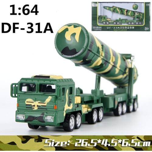 Alloy military vehicles, weapons of war, 1:64 missile Dongfeng 31A,Diecast metal Alloy military model cars,free shiping