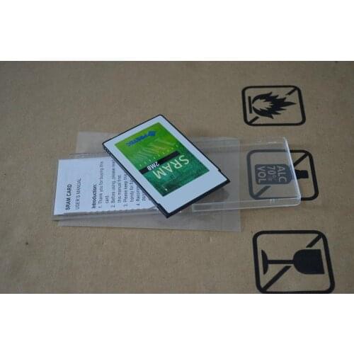 SRAM Card SRAM 2MB ( only for 8 Bit or only for 16 Bit )