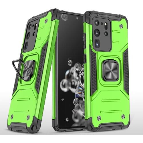 Armor Rugged Anti Fall Phone Case For Samsung Galaxy S20 S21 A32 A42 A12 A52 A72 A22 A82 Note 20 Ultra FE Plus 4G 5G Stand Cover