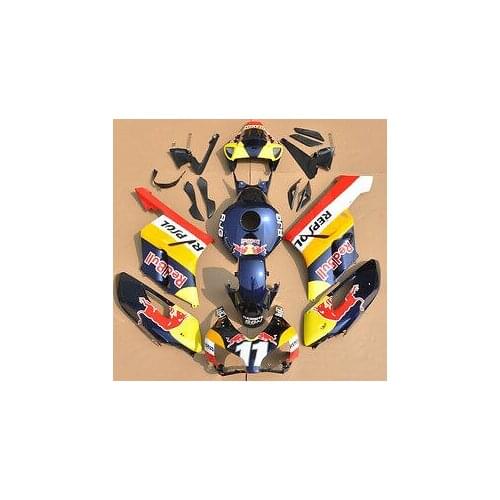 Wotefusi ABS UV Paint Bodywork Fairing Injection For Honda CBR 1000 RR 2004 2005 (HM)
