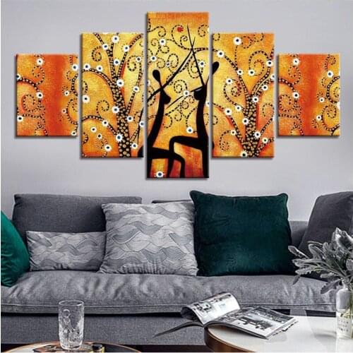 Wonderful dancer Mosaic Full Square Round 5D Diy Diamond Embroidery Round Drill 5Piece Abstract Dancer Diamond PaintingZP-3045