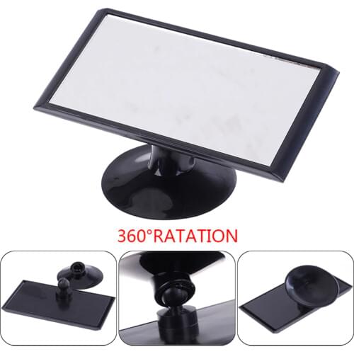 12cm Car Easy View Rear Back Seat Baby Child Safety Universal Black Mirror Suction Mirror Rear Baby Mirror Auto Car Accessories