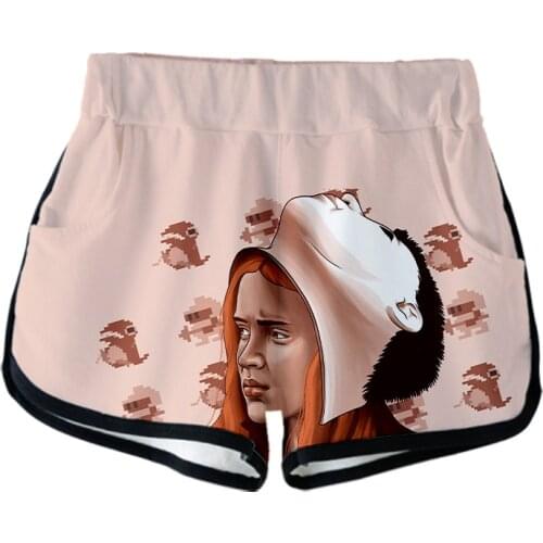 Stranger Things 3D Printed Women Shorts Fashion Streetwear Shorts New Arrival Hot Sale Girls Casual Streetshirt Summer Wear