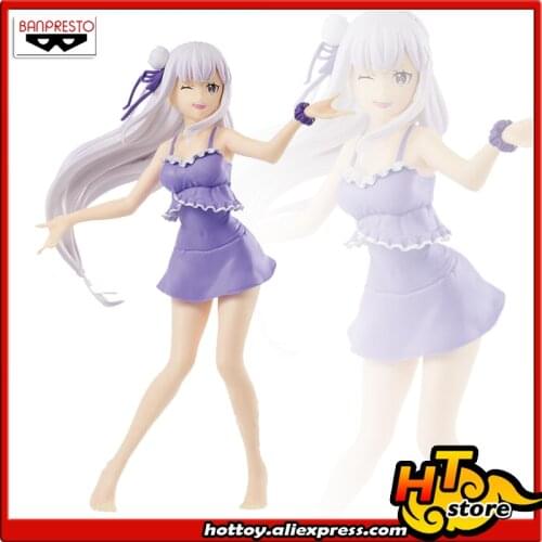 100% Original Banpresto EXQ Collection Figure - Emilia from "Re:ZERO -Starting Life in Another World"