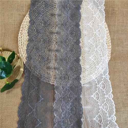 17.5cm fan-shaped lace craft sewing accessories clothing elastic band trim DIY clothing sewing supplies and fabrics