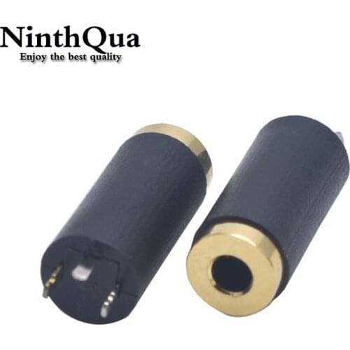 2pcs 2.5mm 3.5mm 3 Pole Stereo Female Socket Jack Socket 2.5 3.5 Dual Channel Jack 3 Pole Female Audio Jack For Headphone