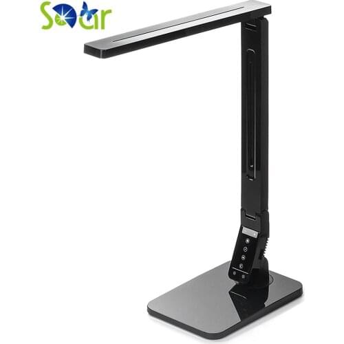 5 Level Dimmer Touch Control Led desk Lamp 1-Hour Auto Timer AC85-265V Table Lamp Light Black/White 4 Working Model Option