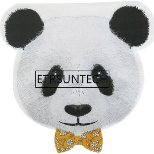 50packs Cartoon Panda Napkins Panda Theme Birthday Party Tableware Kids Birthday Baby Shower Disposable Tableware Supplies
