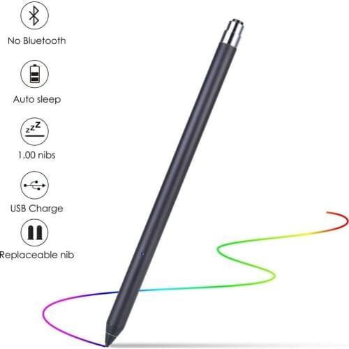 Active Stylus Pen, Zindov Capactive Stylus Digital Pen Compatible for iPad, Pro/Mini/Air, iPhone, Android Tablets