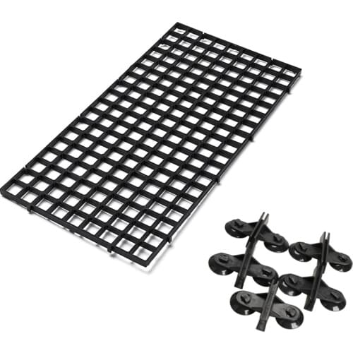 Fish Tank Durable Plastic Fish Grid Divider Holder Tray Egg Crate Aquarium Tank Filter Bottom Isolate Pane