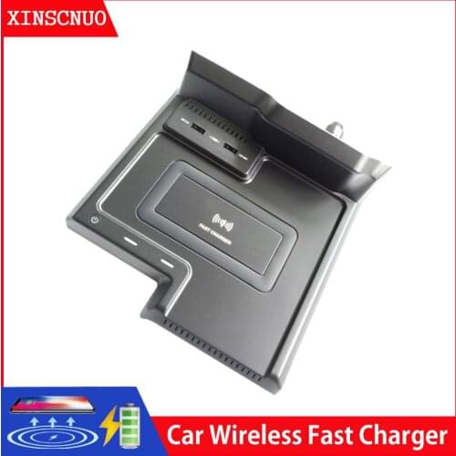 Car Accessories For Toyota AVALON 2019 wireless mobile charger QI wireless Fast charging phone Car Charging Pad