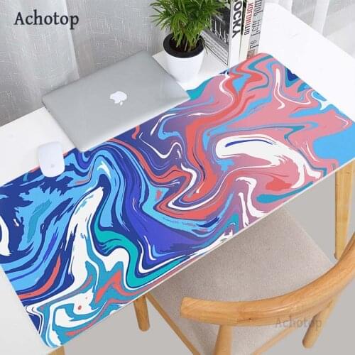 Large Mouse Pad Strata Liquid Art Mouse Mats Office Carpet Desk Pad Mouse Mat Black Big Mousepad Rubber Mats for Computer Table