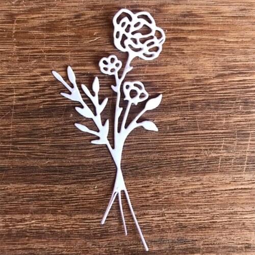R7RC Flowers Leaves Metal Cutting Dies Stencil DIY Scrapbooking Album Paper Card Mold