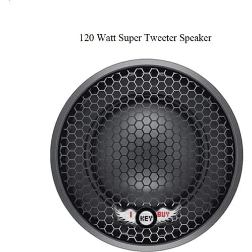 Speaker Black 120W Max 4Ohm 1Inch Car Speaker Audio Componet Tweeter Speakers 1 Pair Crossiver Divider Auto Car Music