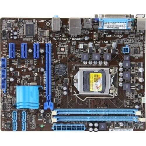 For ASUS P8H61-M LX original motherboard DDR3 LGA 1155 USB2.0 16GB for I3 I5 I7 22/32nm H61 Desktop motherboard