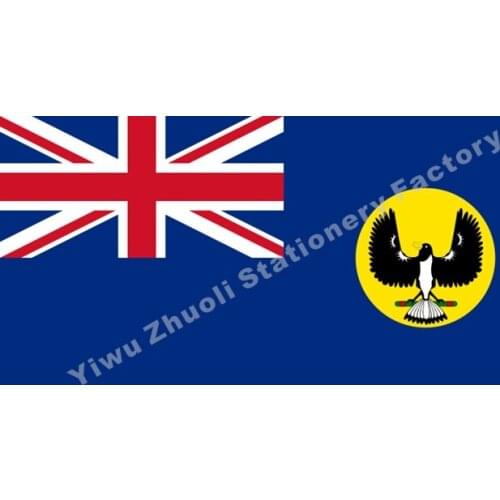 South Australia Flag 150X90cm (3x5FT) 120g 100D Polyester Double Stitched High Quality Free Shipping Australian Flag