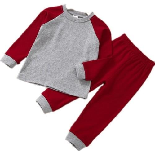 Boys Clothing set Spring Autumn Children Pajamas Set for Baby Boy Clothes Set Kids Sleepwear Girls Pajamas Clothes Suit home