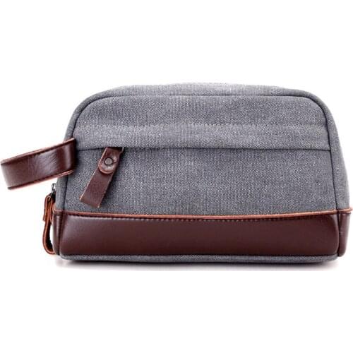 Luxury men wallets long zipper men clutch bags fashion canvas Notecase Male Wallet casual phone package coin purse mens bag