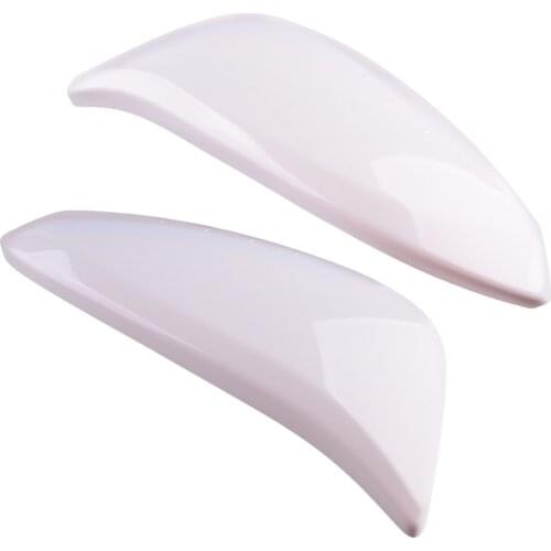 1 Pair White Car Front Left and Right Side Wing Rearview Mirror Cover Cap Fit For Toyota RAV4 2013 2014 2015
