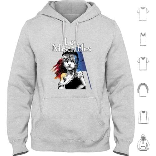 Les Miserables-Les Misérables Hoodie Long Sleeve Les Miserables Les Misérables Vintage Les Miserables Les Miserables