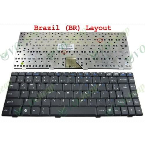 New Notebook Laptop keyboard SEMP For Toshiba info STI IS1421 Is-1421 IS 1421 Black Brazil BR Version - K022405B1 BR V00