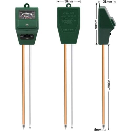 2021 New Soil Moisture Measuring Sensor Tester Humidity Hygrometer Soil PH Tester Meter