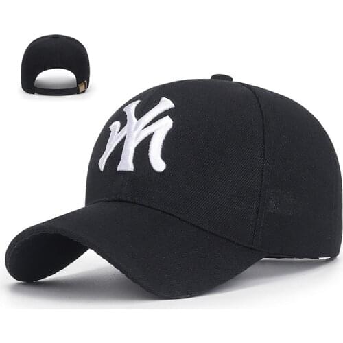 NEW Unisex Casual Baseball Cap Sports Snap Back White Cap Embroidery Soft Cotton Summer Streetwear Hat Caps for Man Trucker Hat