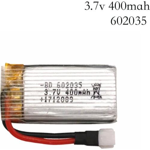3.7V 400mah Original For h107 H31 Spare Parts Original Battery H31-011 Lipo battery 3.7 V 400 mah For H31 XH plug 30C 1pcs/lot