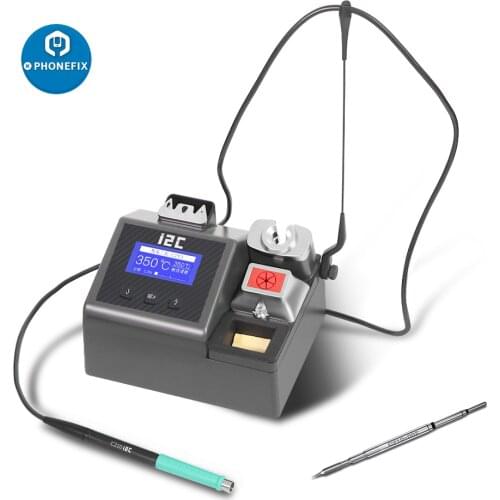 I2C NANO Lead Free Soldering Station 1S Rapid Heating Welding Platform with C245/C210/C115 Handles Soldering Tip for PCB Repair