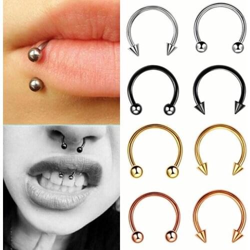 2020 New Septum Clip Fake Piercing Nose Ring Adjustable Faux Septum Clip For Women Body Piercing Jewelry Fashion Septum Clip