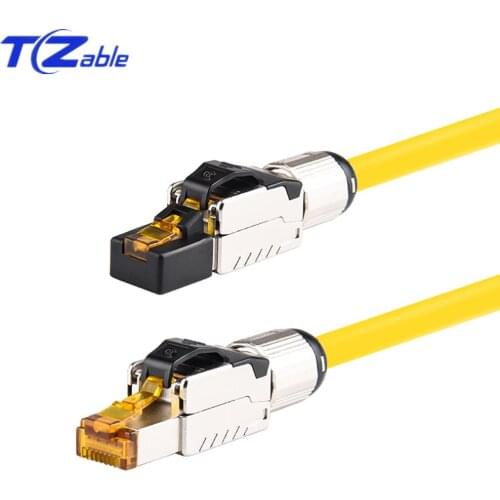 40Gbps 2000MHz Cat8 Cable Network RJ45 Connector Ethernet Crimping Network Cable Shielded RJ45 Optical Fiber Cables Patch Cord
