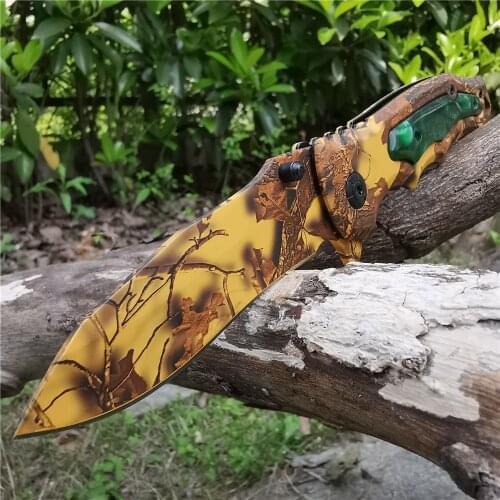 Folding Knife 8Cr13Mov Steel Blade Pocket Knives EDC Tools - Good for Hunting Camping Survival Outdoor Everyday Carry