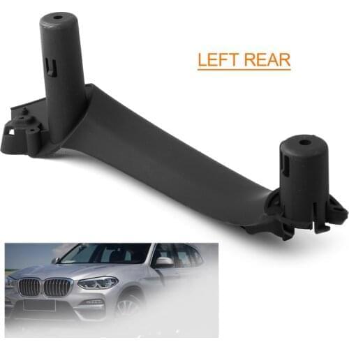 Car Styling Door Interior Handle Window Control Pull Trim Left Rear For BMW F25 X3 2010-2017 X4 F26 2014-2017 Black