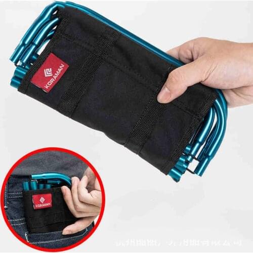 Outdoor Furniture Folding Chair Ultralight Fishing Camping Chairs Foldable Aluminium Pocket Chair Mini Beach Chair