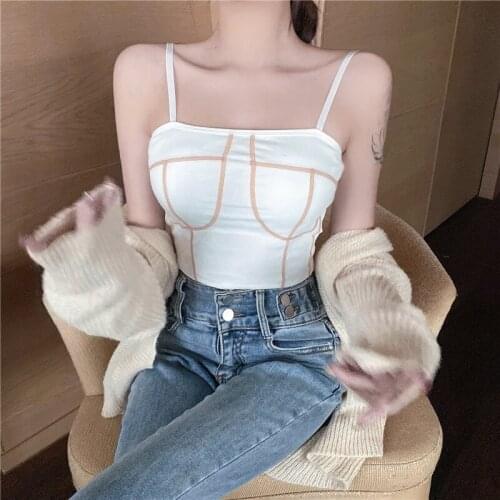 VyL1239 Cheap wholesale 2021 spring summer autumn new fashion casual lady beautiful nice women Tops woman female OL tank top