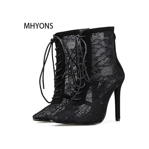Womens Boots 2021 Fashion Winter Heels Quality Square Heel Platform Booties Mujer Botas Women Casual Middle Tube Booties