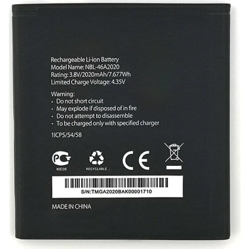 100% Original 2020mAh NBL-46A2020 battery for gnd In Stock Latest Production High Quality Battery+Tracking Number