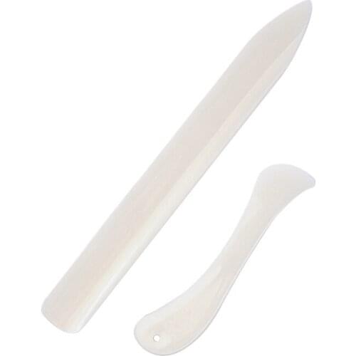 2pcs Bone Folder Tool Scoring Tool for DIY Handmade Leather Paper Crafts Bookbinding Card Making Sewing Supplies