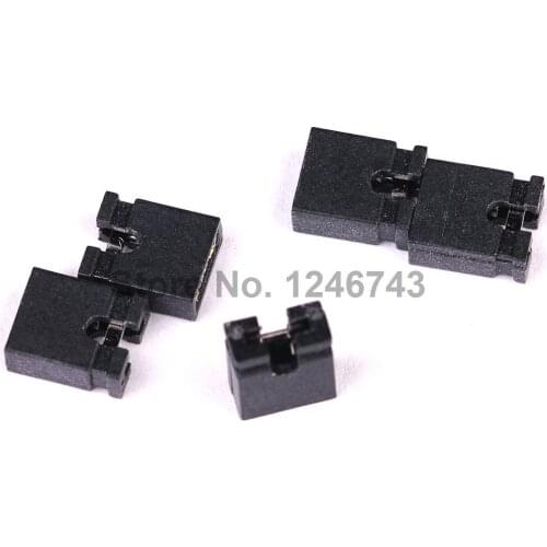 2000PCS 2.54mm Standard Circuit Board Jumper Cap (Black)