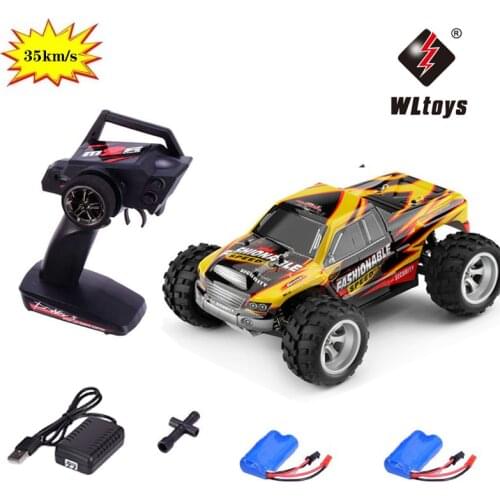 35KM/H RC Car WLtoys A979-A 2.4G 1/18 Scale Remote Control Off-road Racing Car High Speed Stunt SUV Toy Gift RC Shockproof