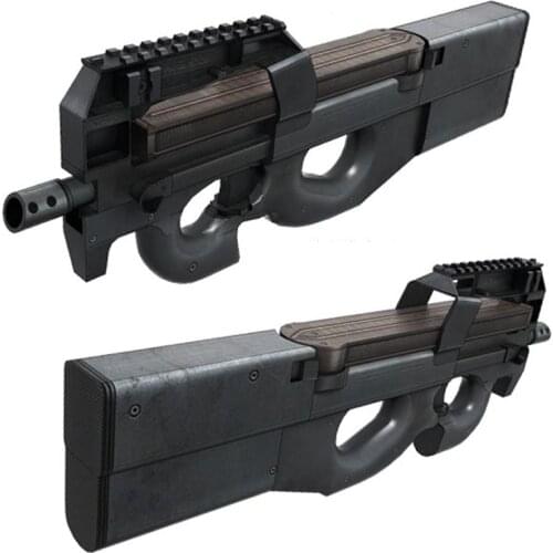 Paper Model FN P90 Submachine Gun 1:1 3D Puzzle DIY Educational Toy