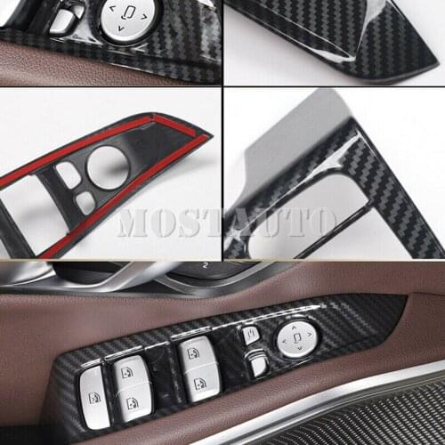 For BMW 3 Series G20 2019-2020 ABS Interior Side Lift Window Button Cover Trim 4pcs Car Accessories Interior Car Decor Car Trim